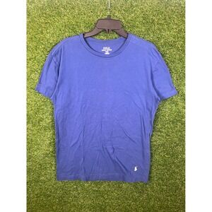 Polo Ralph Lauren Slim Fit Blue Cotton T Shirt Mens L G G